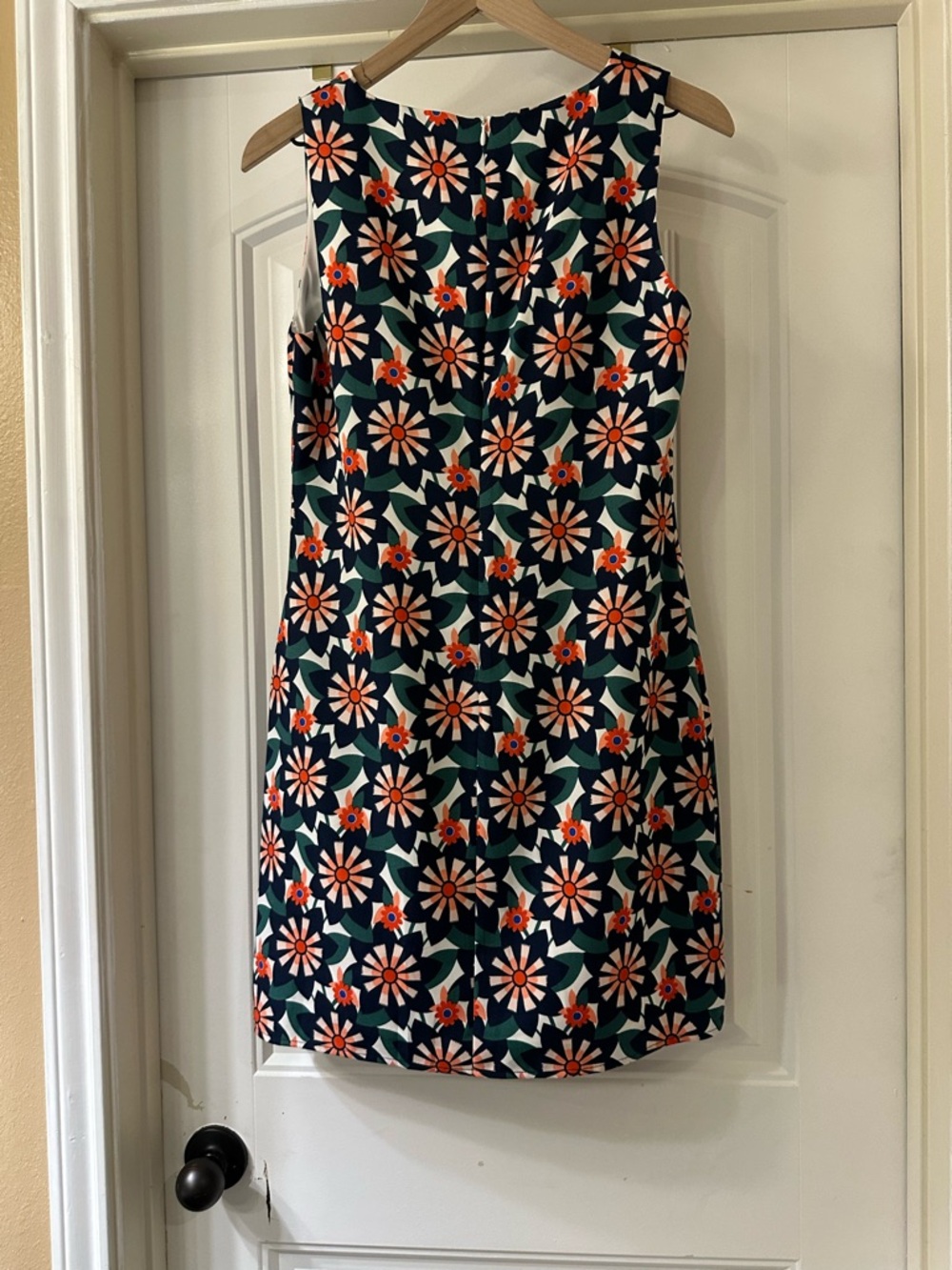 Molly Bracken Floral Shift Dress Size Small Sleeveless Retro Print - Picture 3 of 7